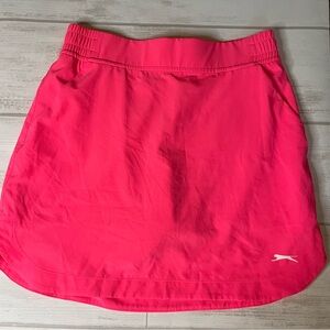 Slazenger Fuchsia Neon Pink Golf Tennis Skort Skirt XS shorts under pockets